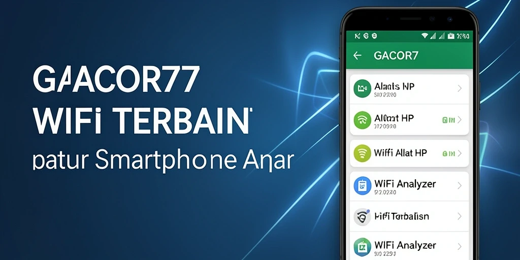 Tampilan antarmuka GACOR77 untuk analisis WiFi yang intuitif.