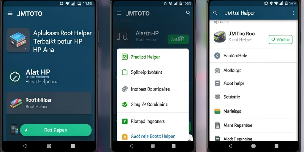 Antarmuka JMTOTO yang user-friendly untuk Root Helper.