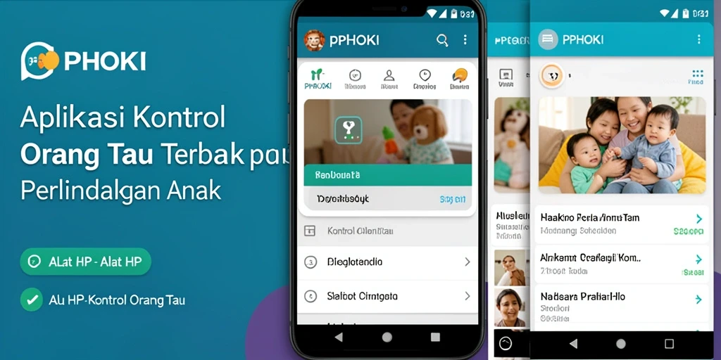 Screenshot PPHOKI menampilkan fitur kontrol orang tua yang intuitif.