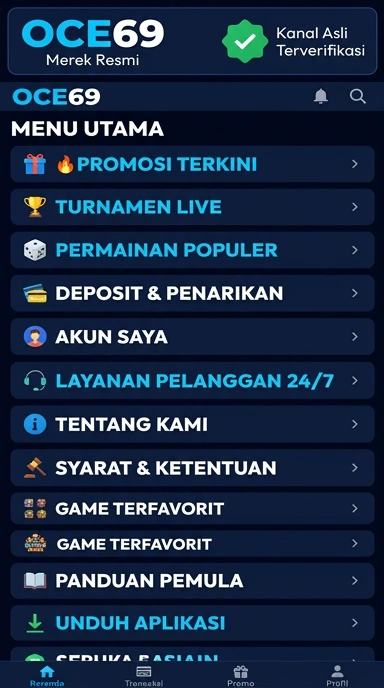 Kanal Resmi oce69 untuk Para Pengguna Android