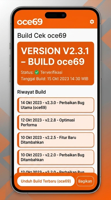 Riwayat Versi Oce69 untuk Pengguna Android Indonesia